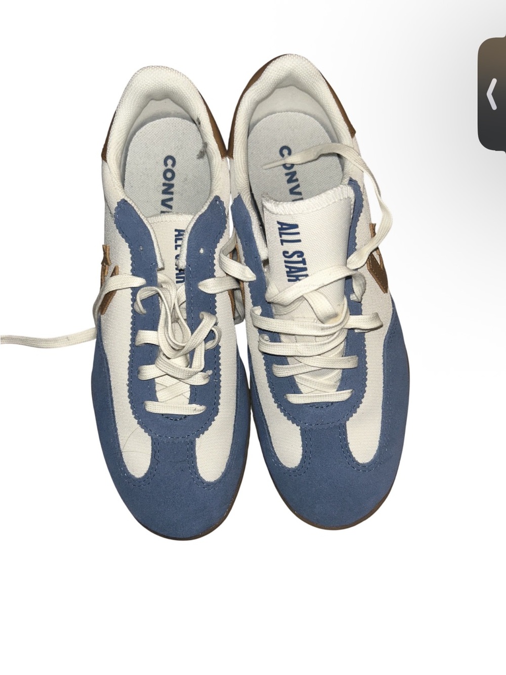 Converse women’s Blue and White Low-Top Sneakers